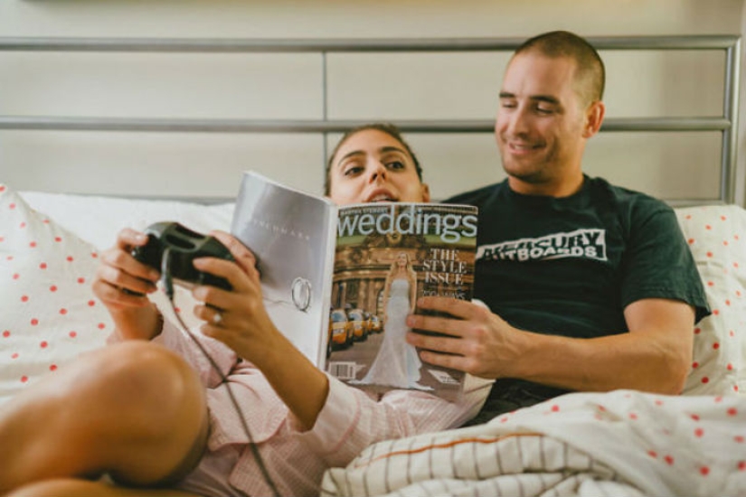 The most creative ideas for engagement photos