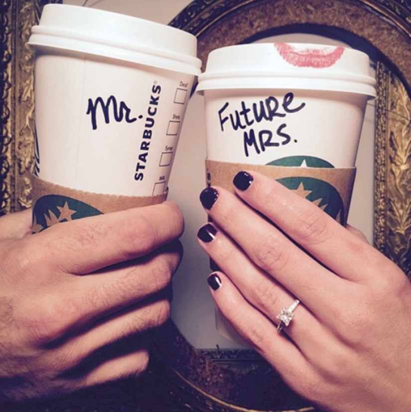 The most creative ideas for engagement photos