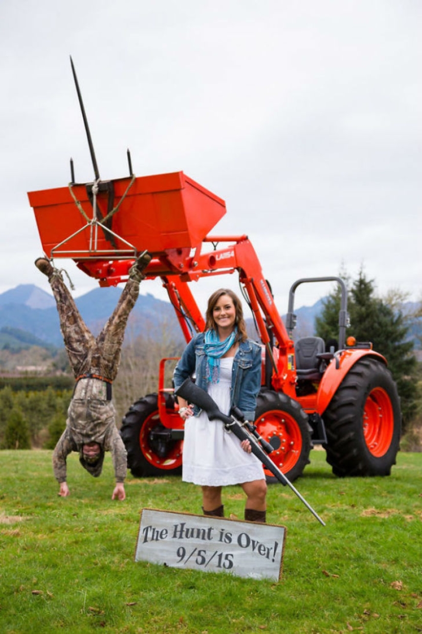 The most creative ideas for engagement photos