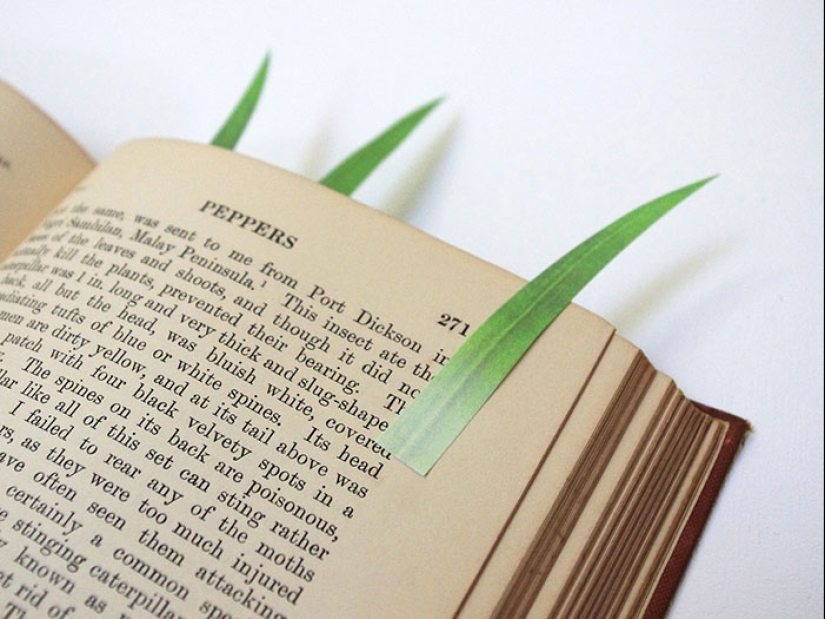 The most creative bookmarks for real book lovers