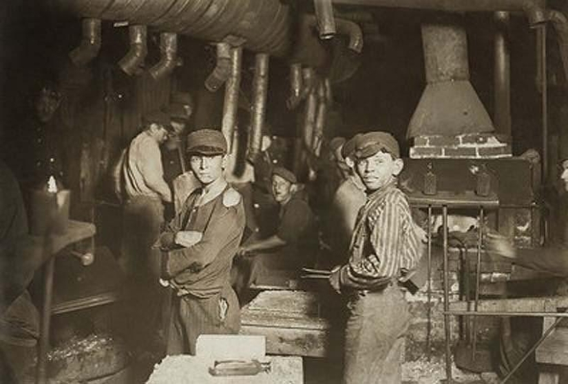 The most impressive images of the life of American workers of the early 20th century