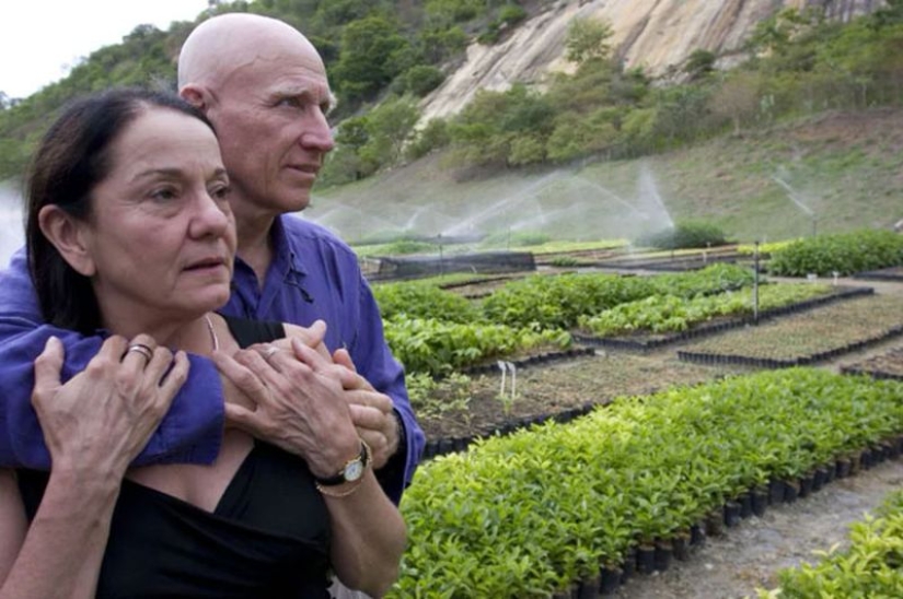 The photographer and his wife for 20 years has planted 2 million trees and regenerated the destroyed forest