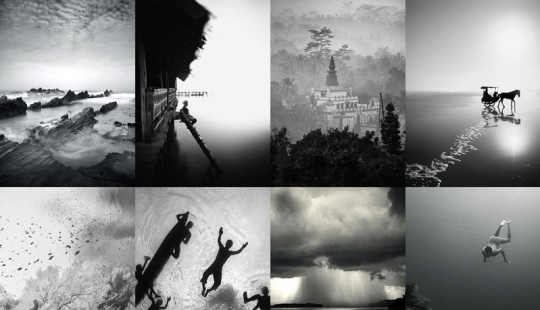 The poetry of black and white photography in the works of Hengka Koentjoro