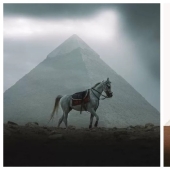 The Pyramids of Giza, as you have never seen them before