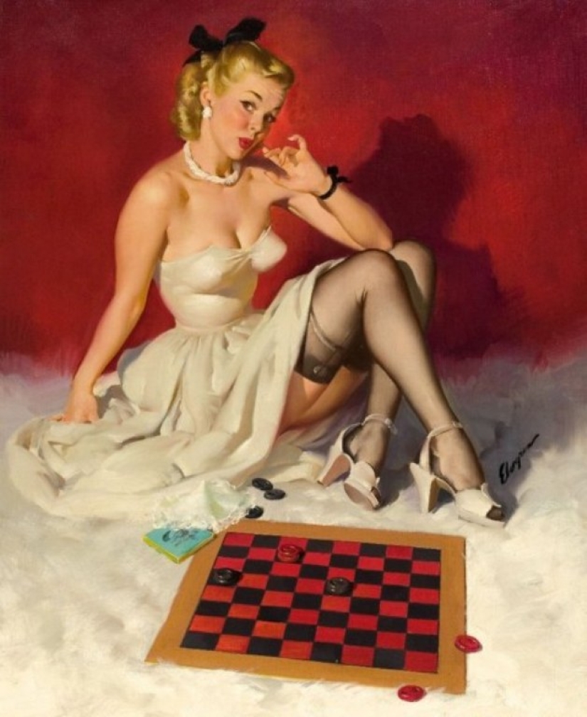 The real America in the works of the master of the pin-up genre Gil Elvgren