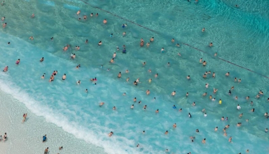 The source of life: the relationship of mankind and water on the aerial photographs by Jason Hawkes