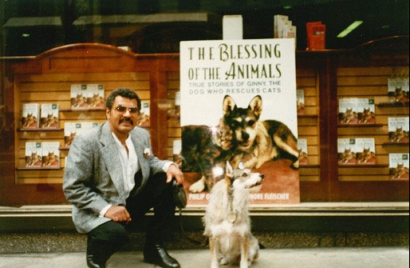 The story of Ginny, a dog with a heart of gold, who once became the "Cat of the Year"