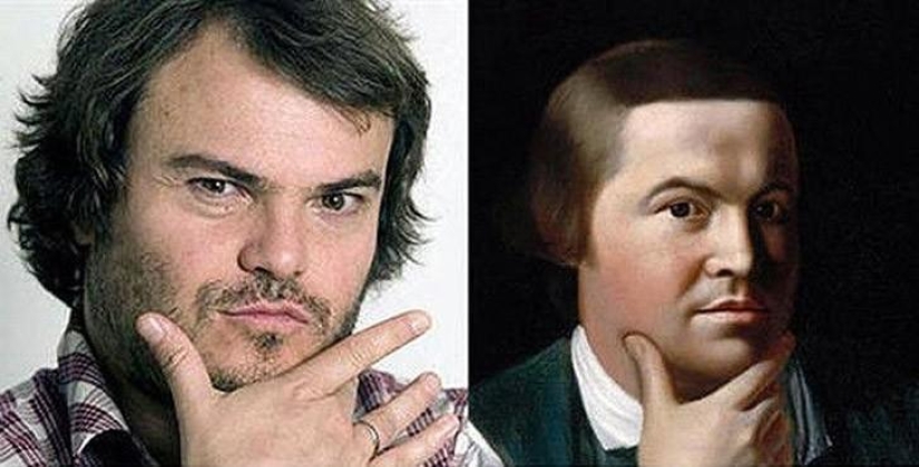 The striking similarity of Hollywood celebrities and their historical counterparts