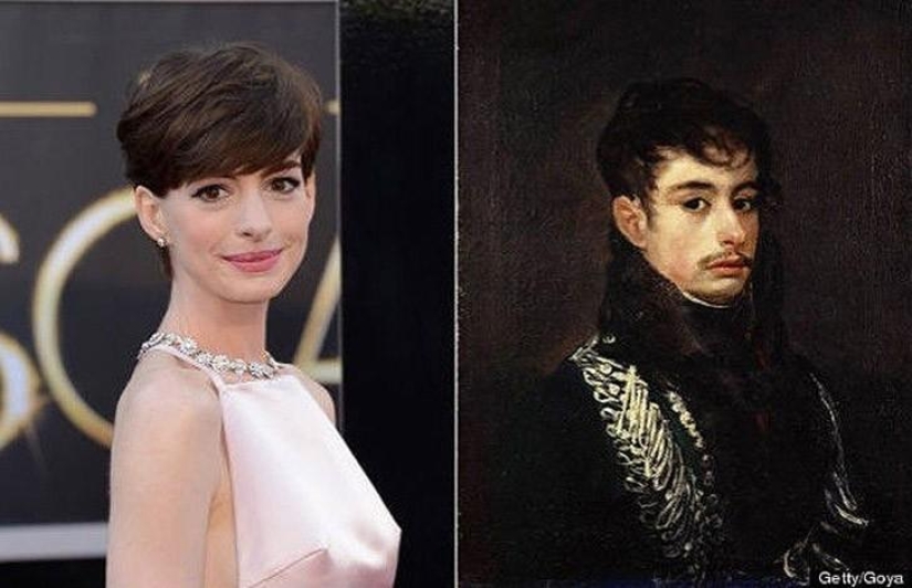 The striking similarity of Hollywood celebrities and their historical counterparts