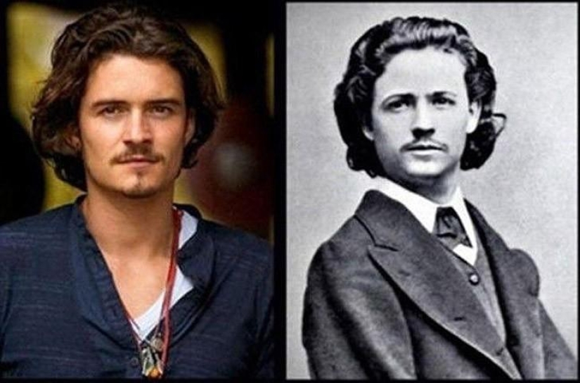 The striking similarity of Hollywood celebrities and their historical counterparts