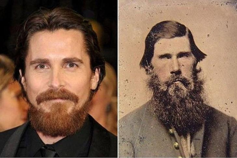 The striking similarity of Hollywood celebrities and their historical counterparts