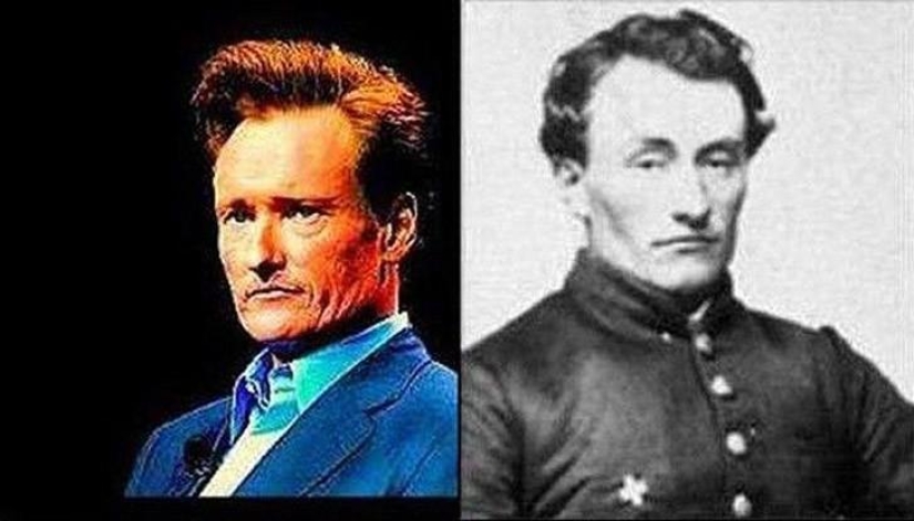 The striking similarity of Hollywood celebrities and their historical counterparts