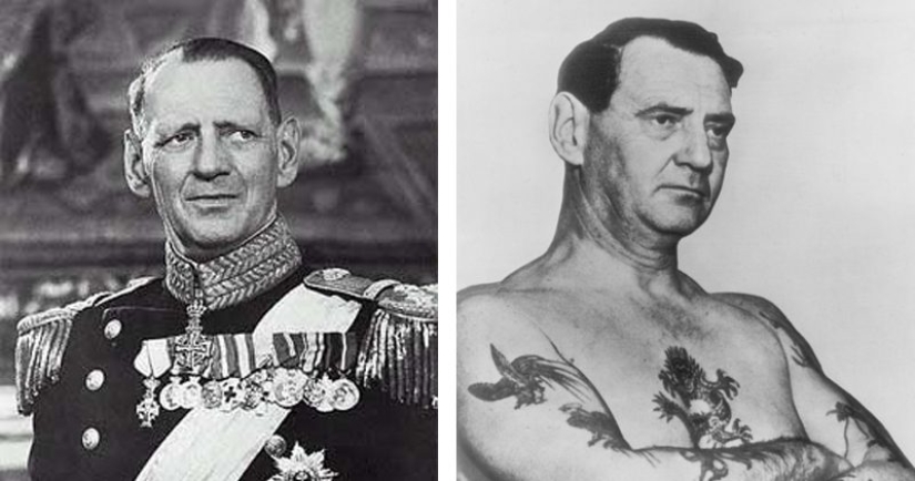 "The tattooed king," Frederick IX, who has changed the history of Denmark