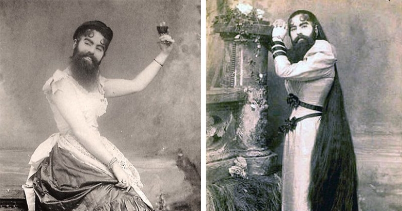 The tragic life of bearded women Annie Jones, who was a real lady