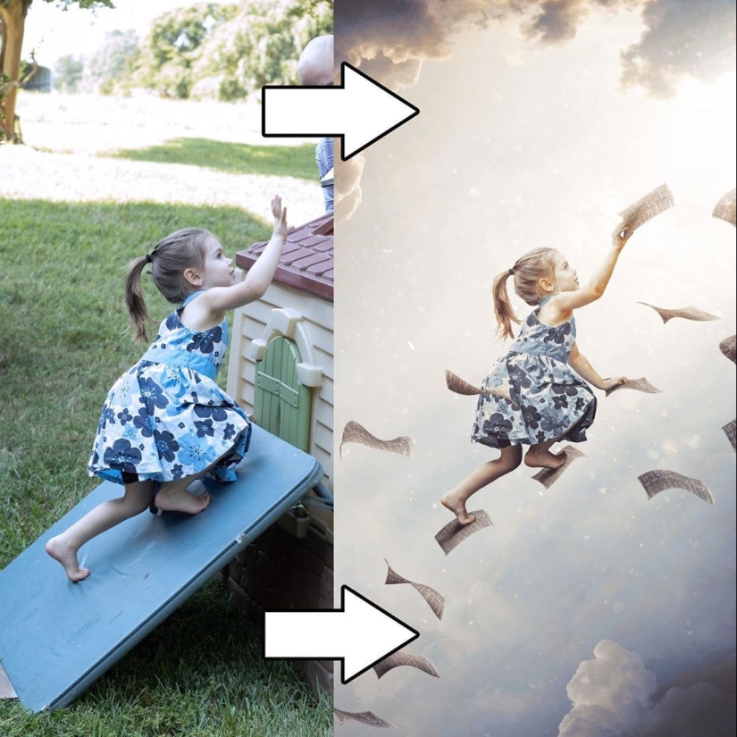The whole power of photoshop: a photographer shows how his digital masterpieces are born