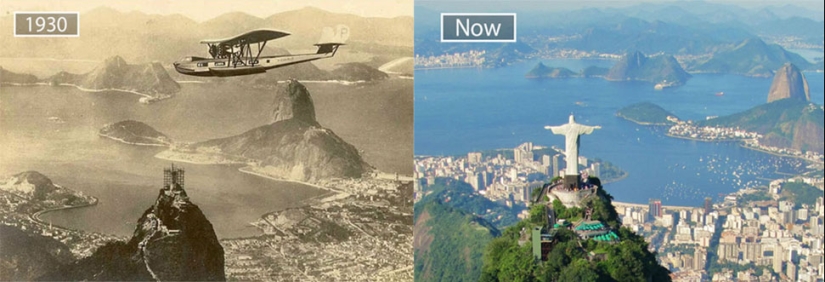 The Wind of change: Famous cities from the same perspective in the past and present