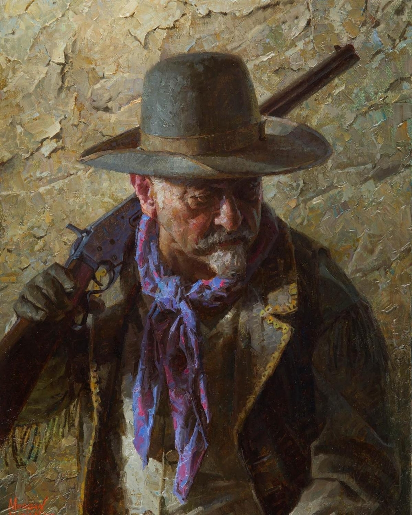 The World of the Wild West in the paintings of Morgan Weistling