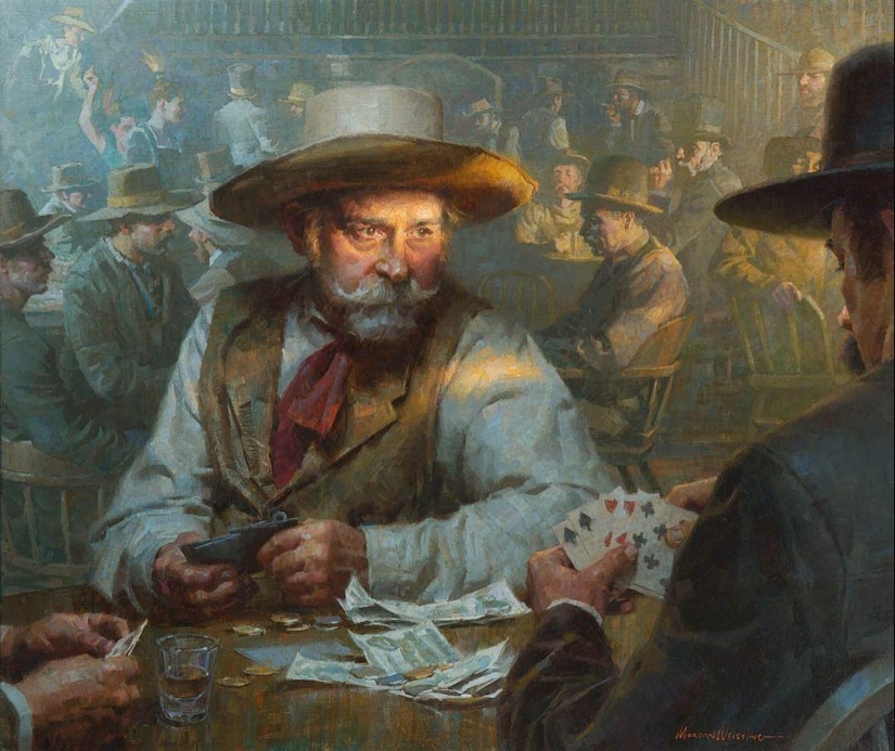 The World of the Wild West in the paintings of Morgan Weistling