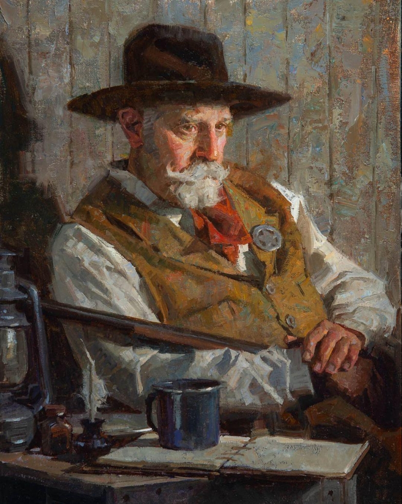 The World of the Wild West in the paintings of Morgan Weistling