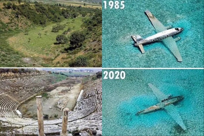 Then and now: 30 photo comparisons that show how the world is changing