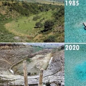 Then and now: 30 photo comparisons that show how the world is changing