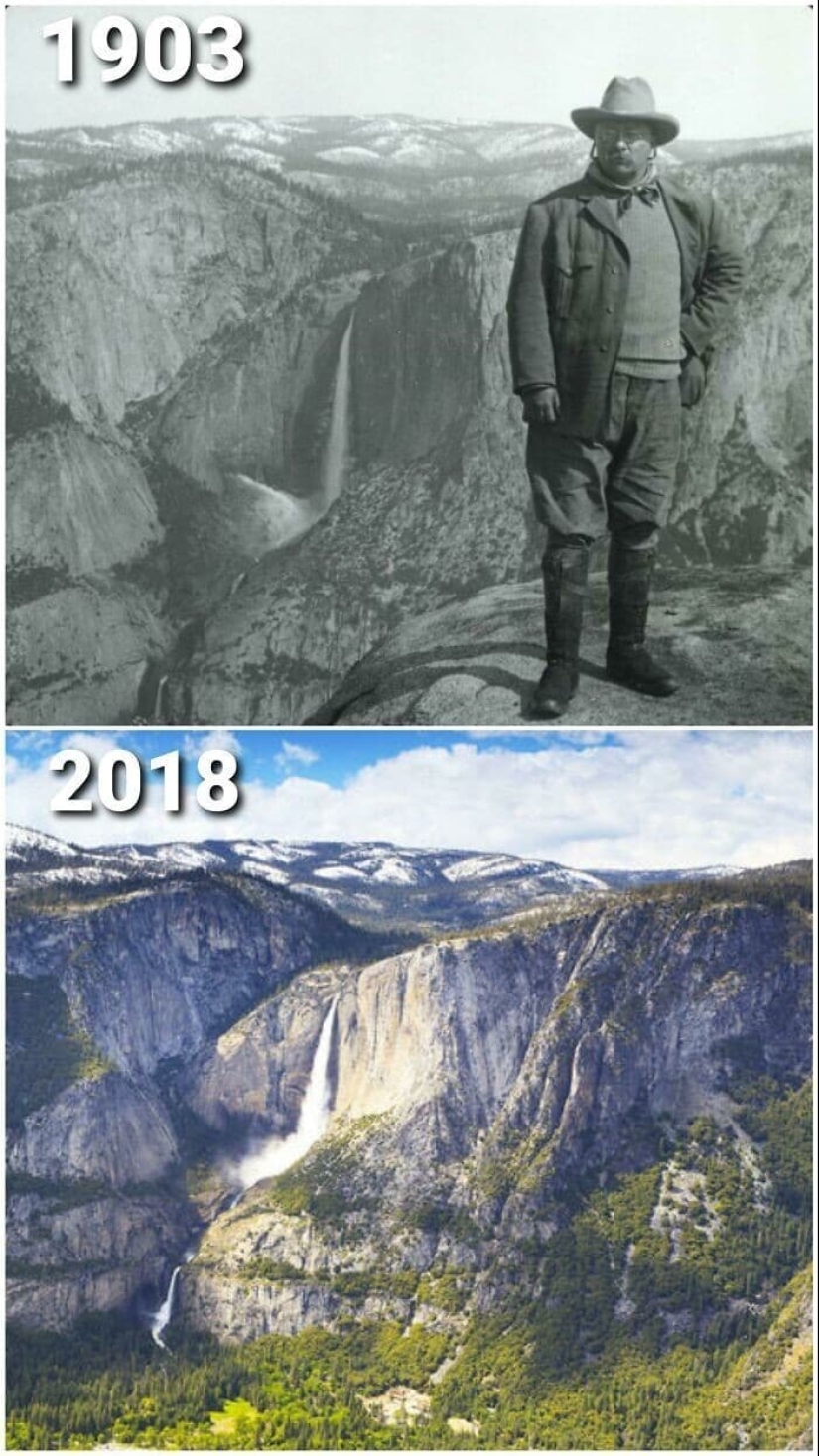 Then and now: 30 photo comparisons that show how the world is changing