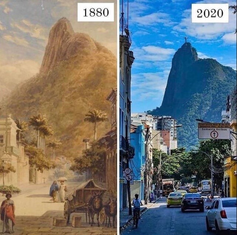 Then and now: 30 interesting photos that show the passage of time