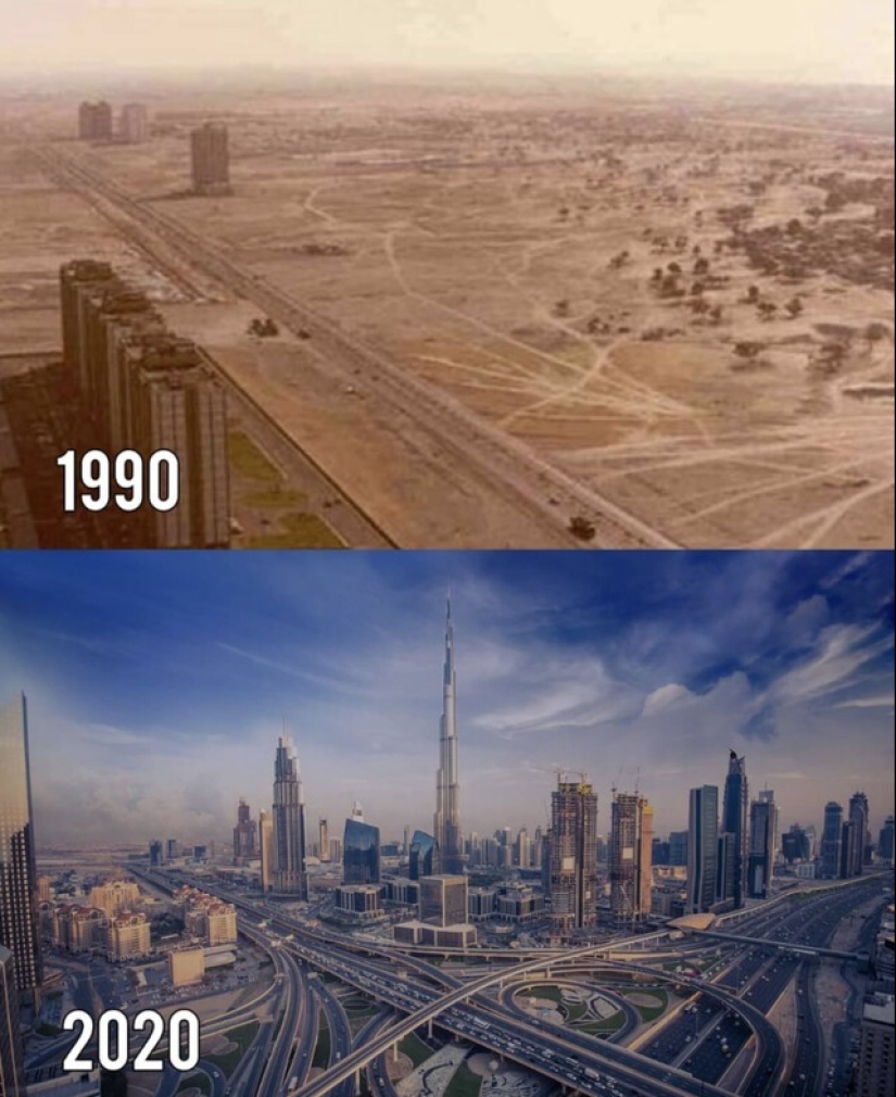 Then and now: 30 interesting photos that show the passage of time