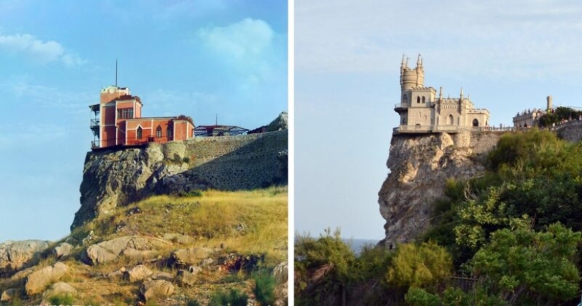 Then and now: these photos of famous sights will surprise many