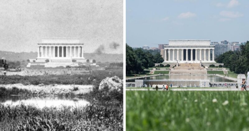 Then and now: these photos of famous sights will surprise many