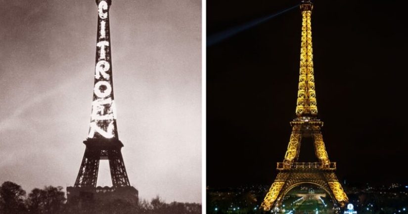 Then and now: these photos of famous sights will surprise many