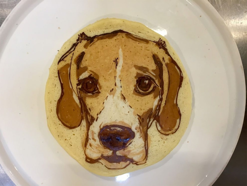 These are pancakes! Mimic masterpieces of the Japanese chef