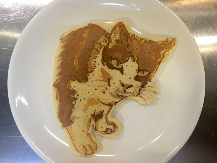 These are pancakes! Mimic masterpieces of the Japanese chef