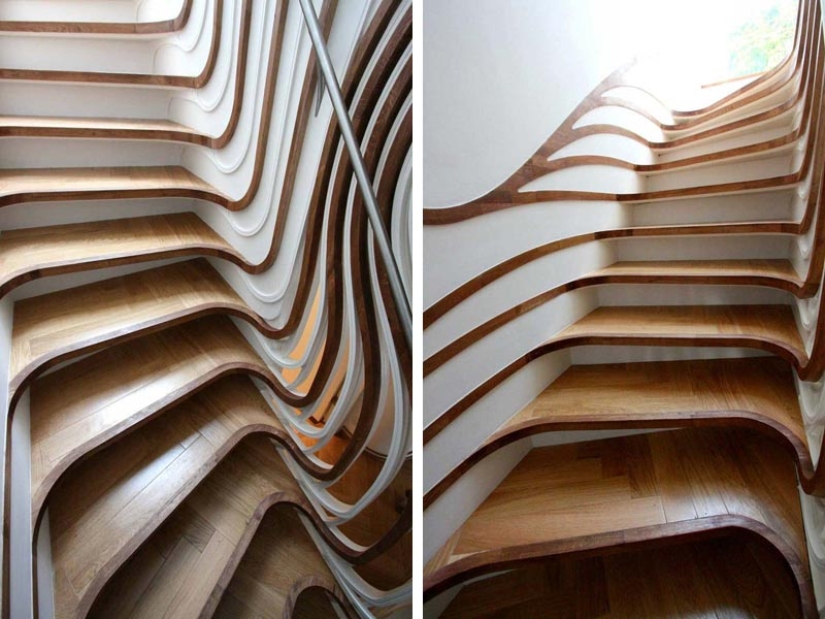 These unusual stairs