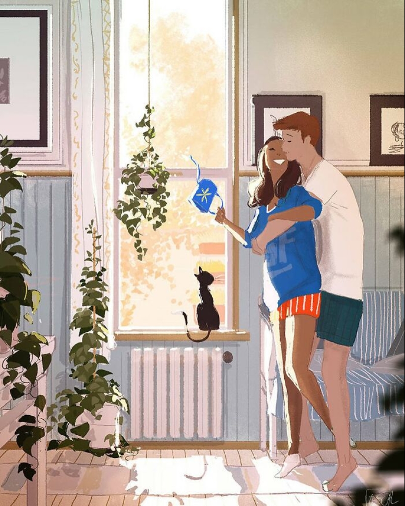 This Artist Captures The Beauty Of Everyday Life Through Heartwarming Illustrations