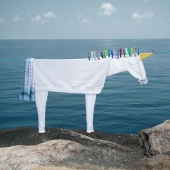 This Artist Created 11 Playful Animals From Laundry And Captured Them In Picturesque Landscapes