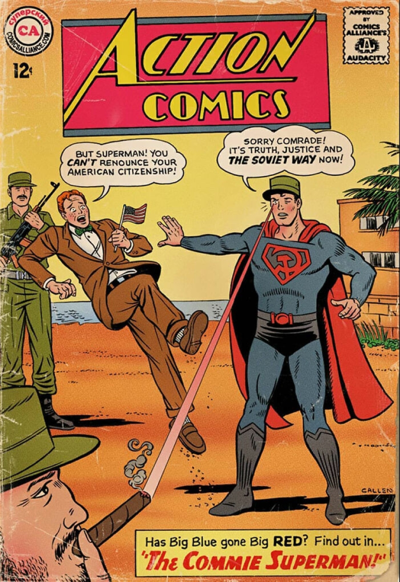 This Artist Created 16 Hilarious Vintage Makeovers Of DC And Marvel Comic Book Covers