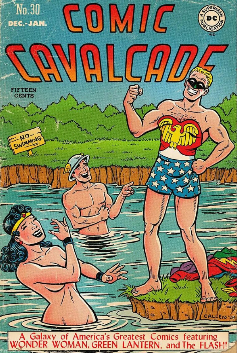 This Artist Created 16 Hilarious Vintage Makeovers Of DC And Marvel Comic Book Covers