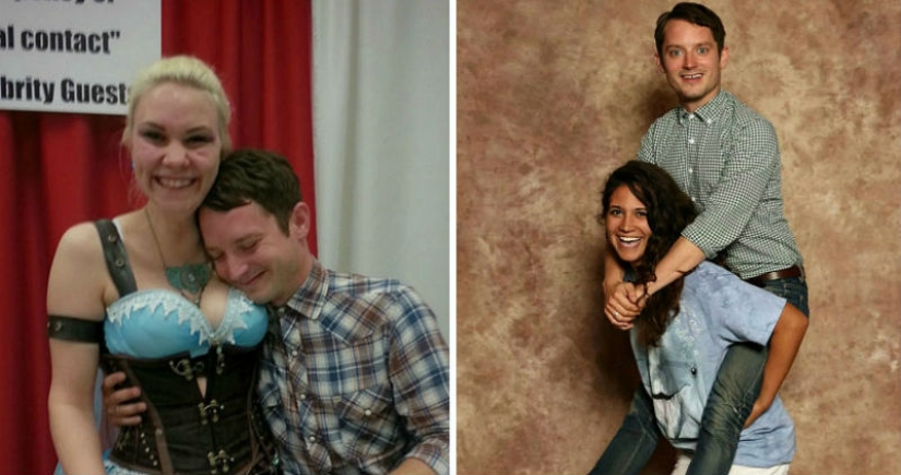 This Guy Won't Send You to Mordor: Elijah Wood is a master of soulful selfies with Fans