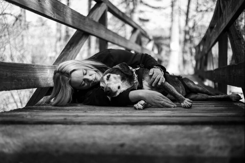 This Photographer Captures People With Their Pets Before They Cross The “Rainbow Bridge”