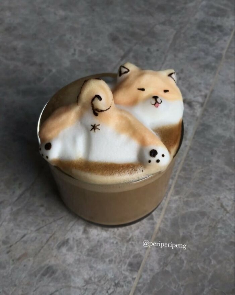 This Woman Creates Captivating Coffee Art And It’s Too Cute To Drink