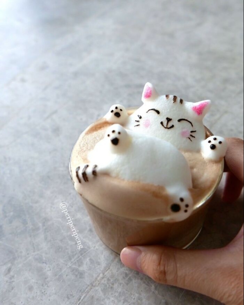 This Woman Creates Captivating Coffee Art And It’s Too Cute To Drink