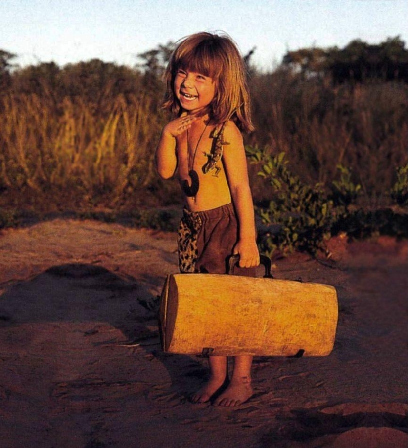 Tippi from Africa-The famous Mowgli girl