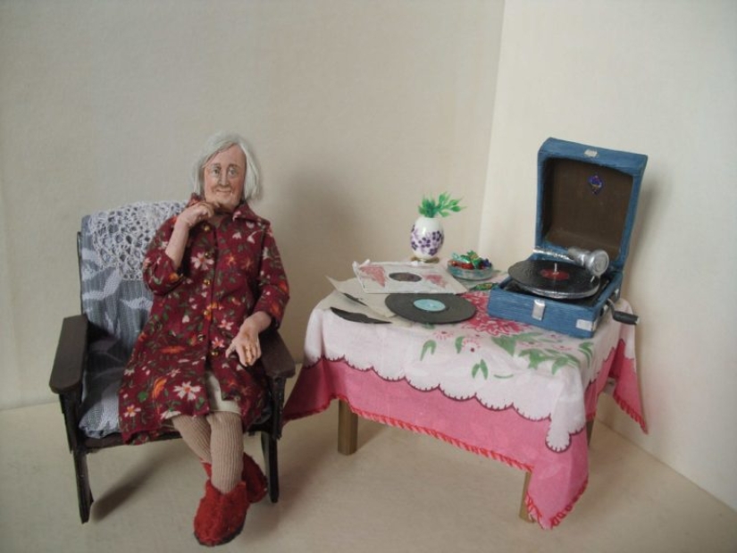 "Toys for adults": a touching Dollhouse miniatures Irina Verhgradskaya