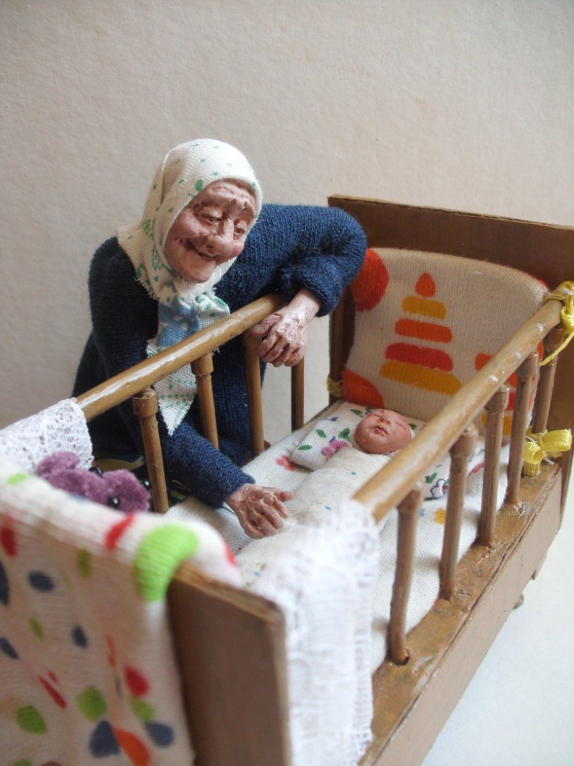 "Toys for adults": a touching Dollhouse miniatures Irina Verhgradskaya