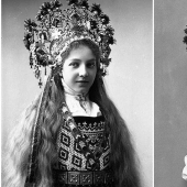 Trajes fabulosos de novias noruegas de los años 1870 a 1920