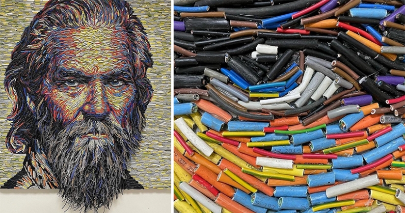 Trash masterpieces by Turkish artist Deniz Sagdych