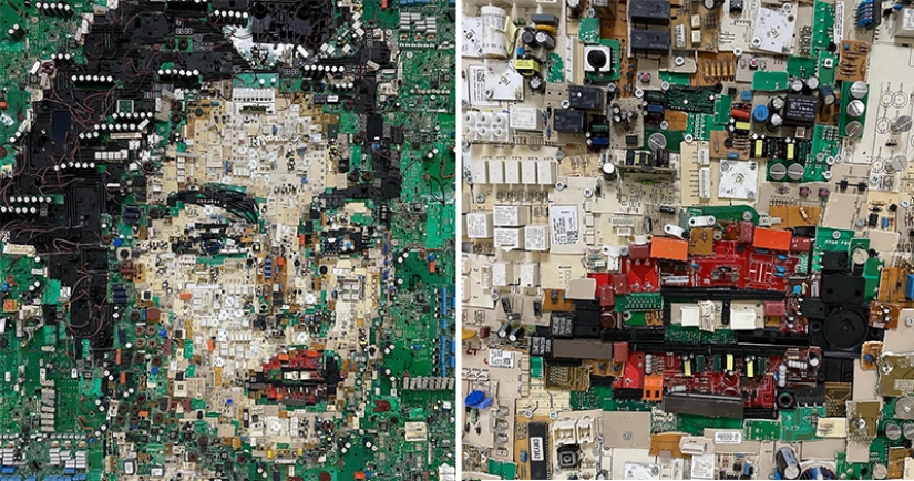 Trash masterpieces by Turkish artist Deniz Sagdych