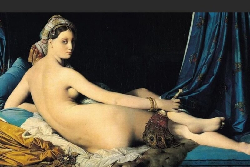 Tres vértebras. En las mujeres a la espalda en los cuadros de Ingres