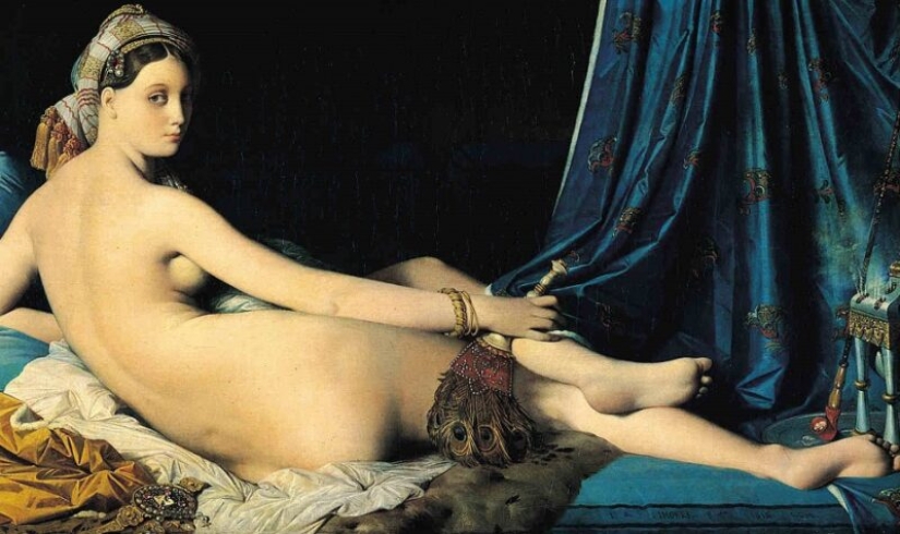 Tres vértebras. En las mujeres a la espalda en los cuadros de Ingres